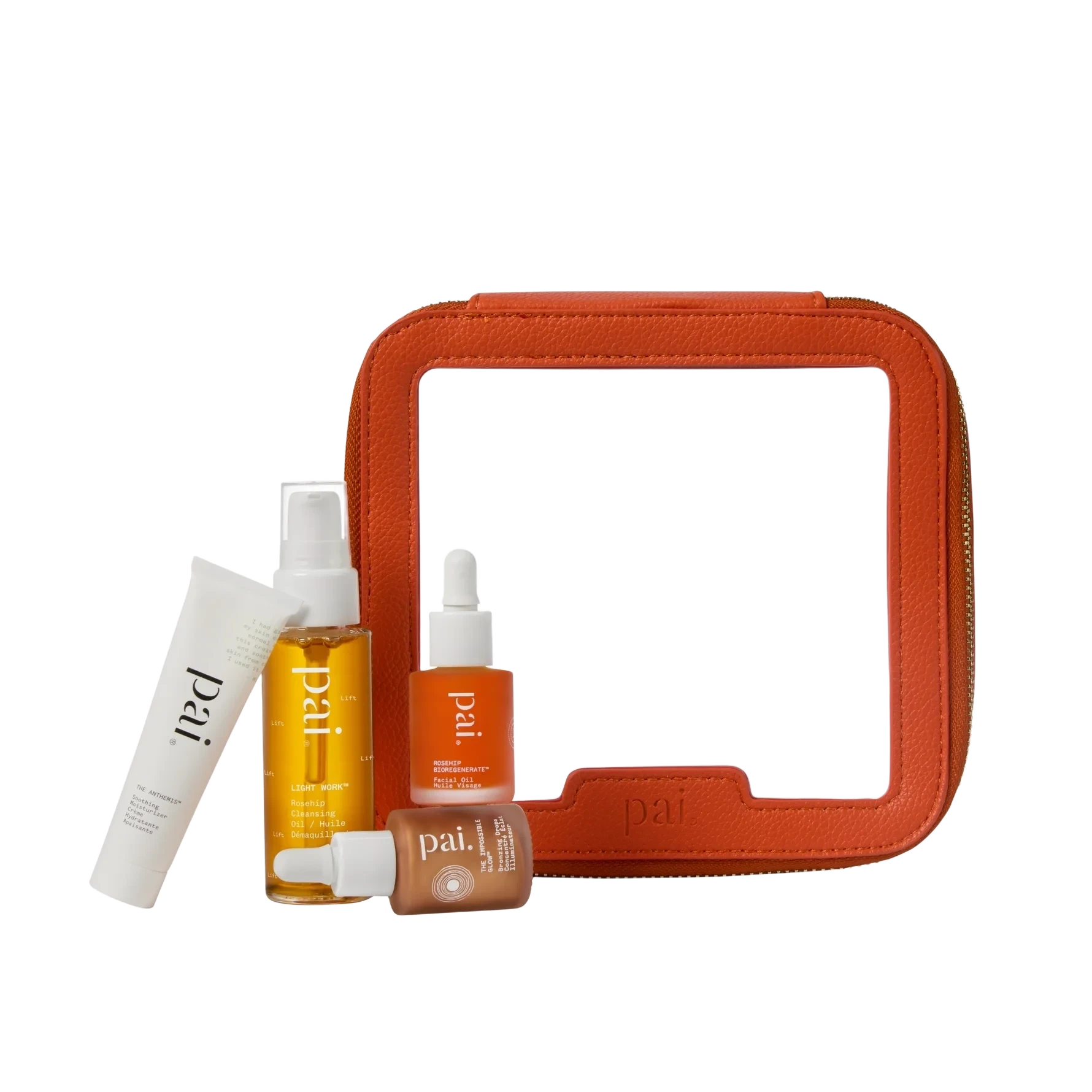 Pai Skincare Try Pai Kit Mini Cleansing Oil, Moisturiser, Bronzing Drops & Face Oil 58 ml