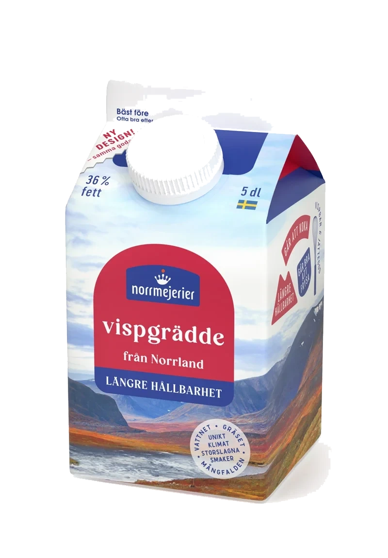 Vispgrädde lång hållbarhet 36%