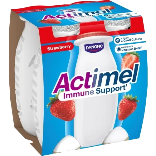 Drikkeyoghurt Jordbær 4x100g Actimel