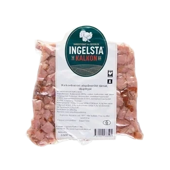 Kalkonbacon, tärnat