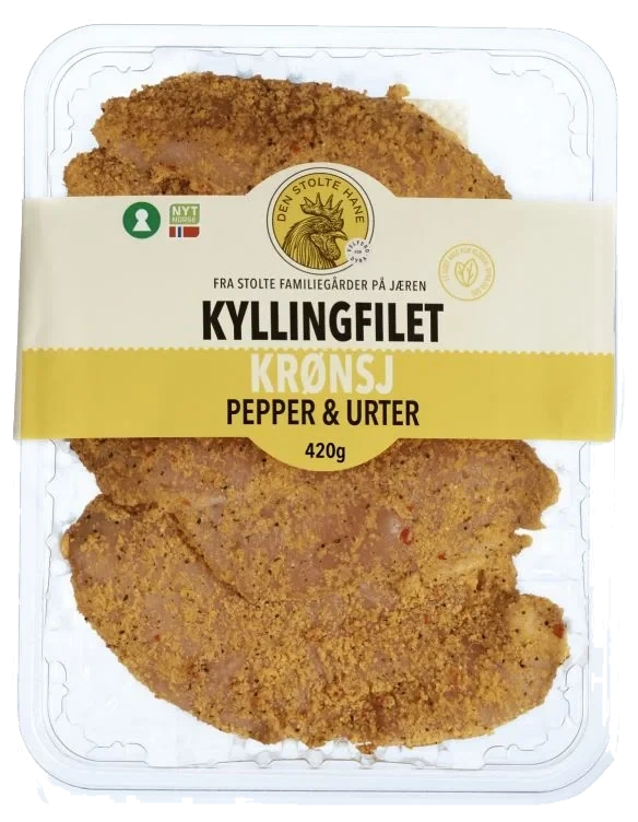 Kyllingfilet Krønsj Pepper&Urter 420g