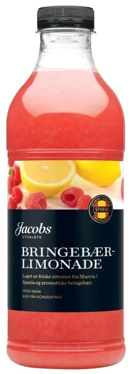 Limonade Bringebær 1l Jacobs