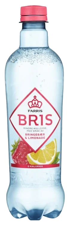 Farris Bris Bringebær&Limonade 0,5l flaske