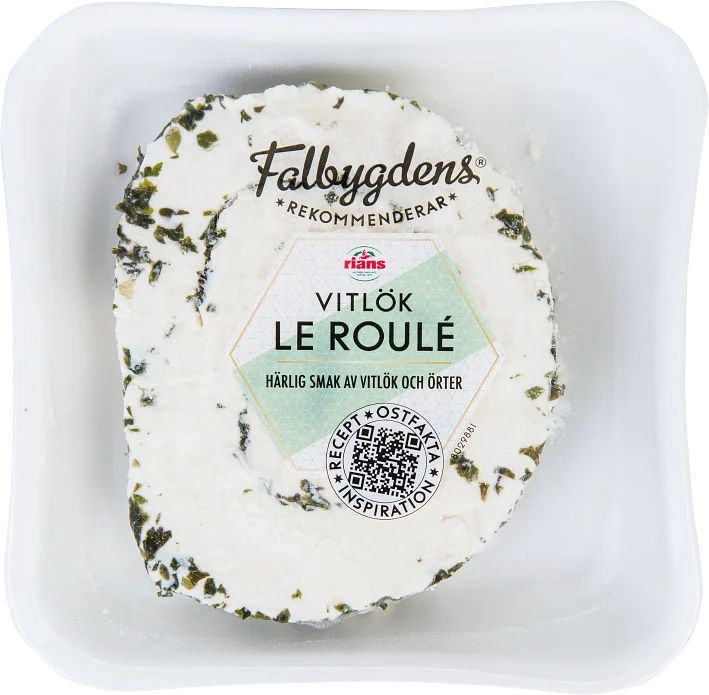 Le roulé vitlök färskost