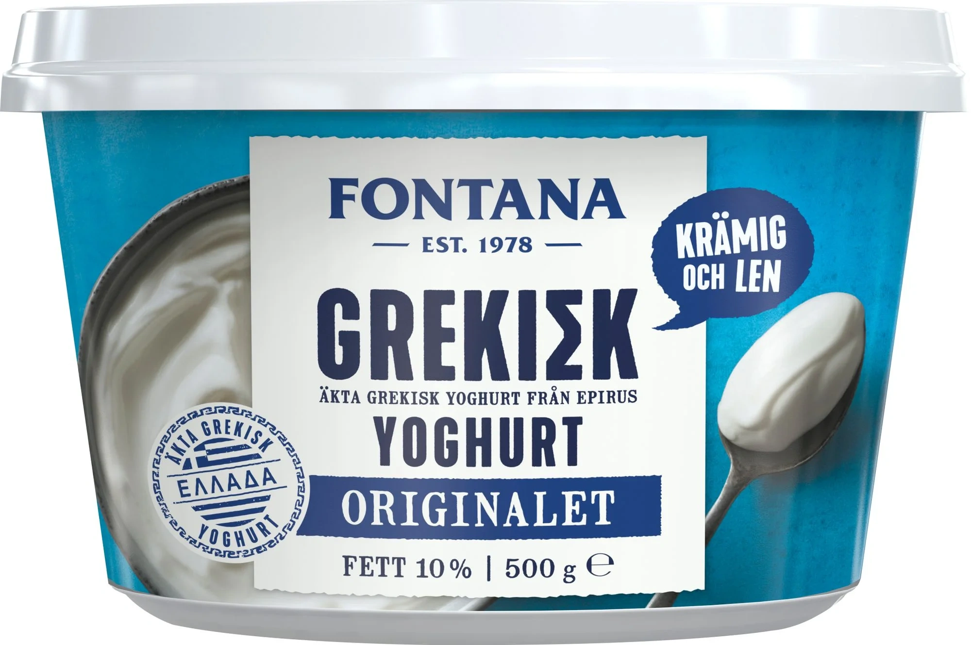 Fontana Yoghurt Äkta Grekisk 10%