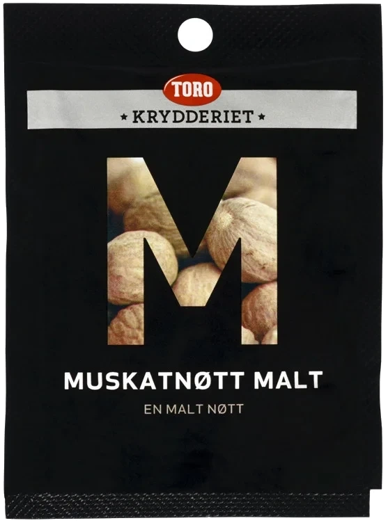 Muskatnøtt Malt 10g TORO