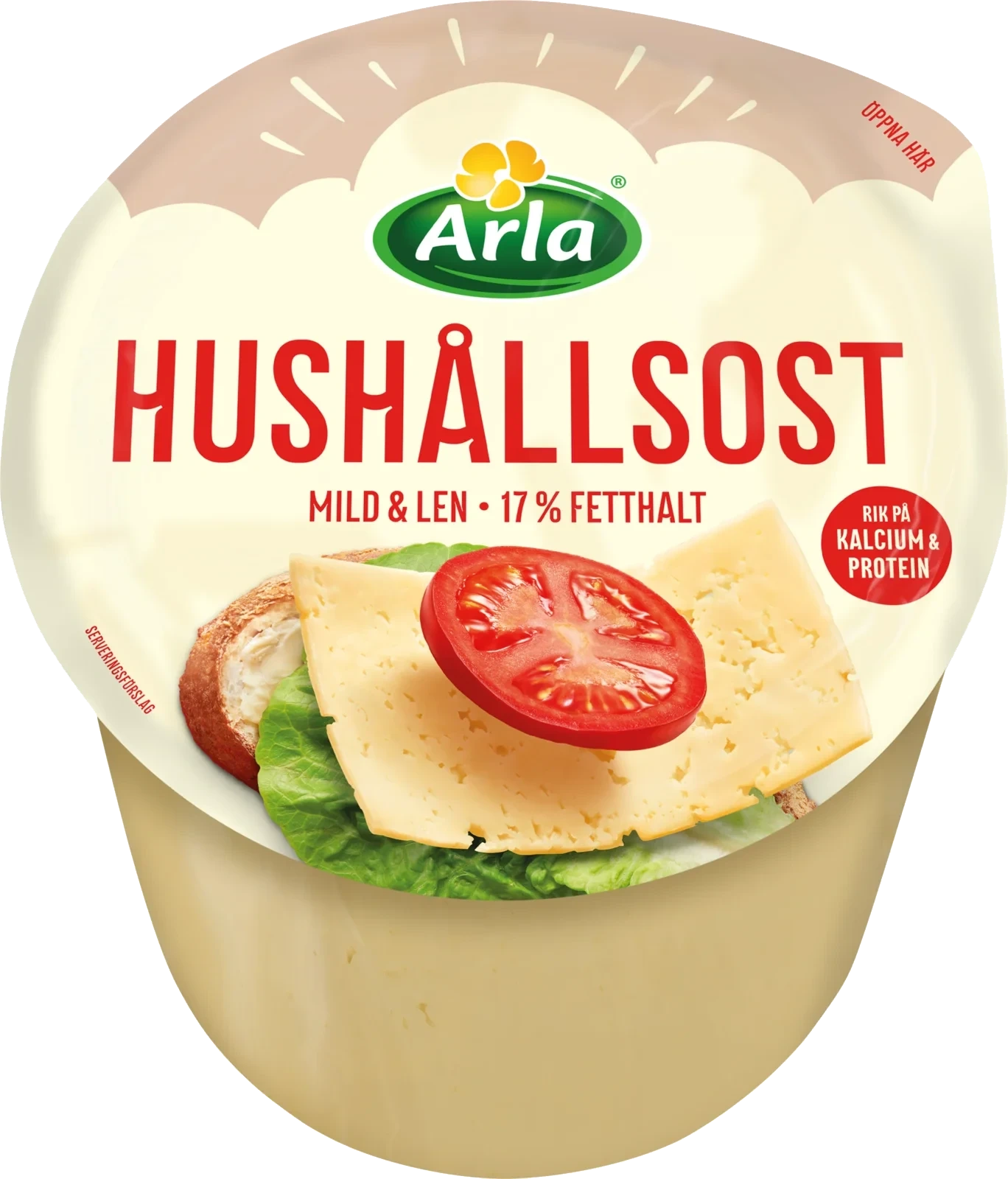 Hushållsost 17%