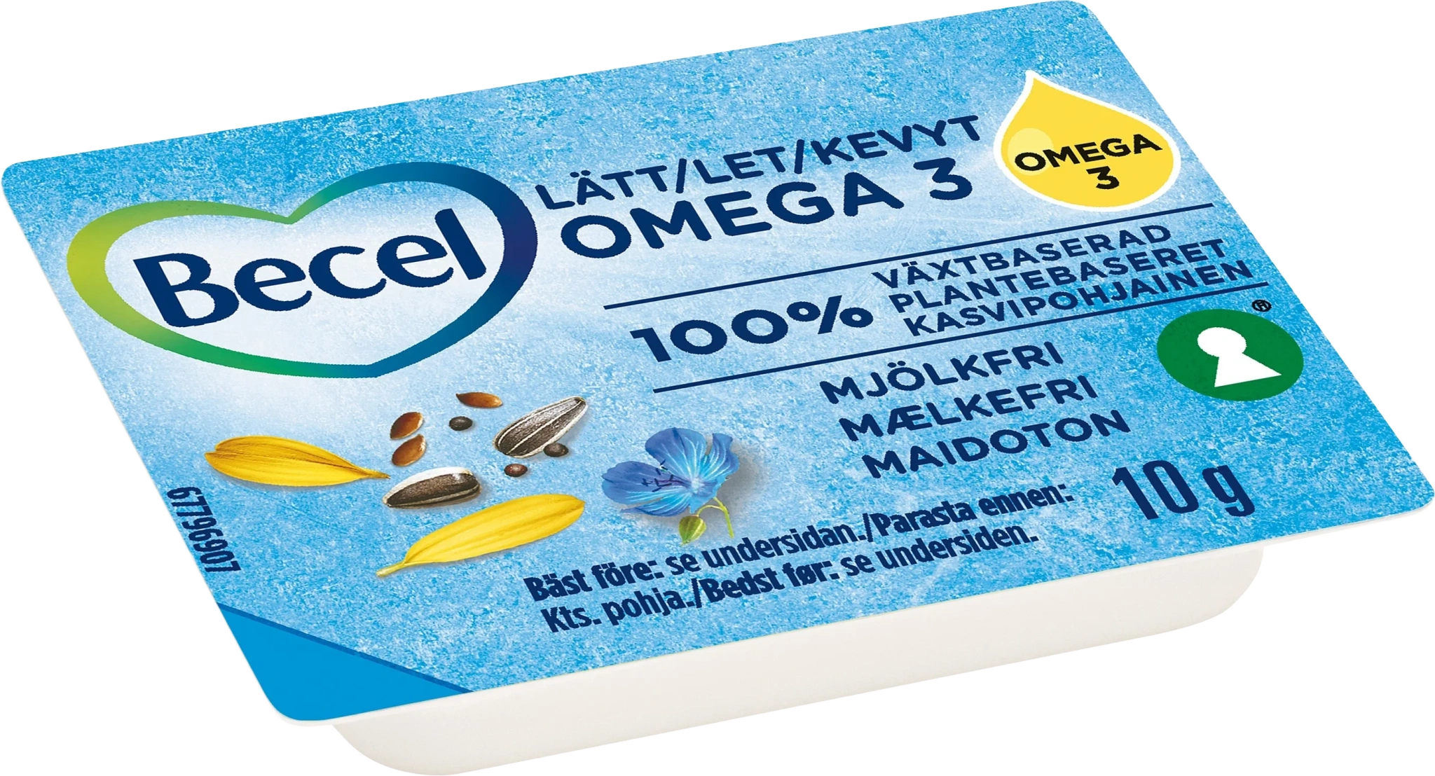 Omega 3, Lettmargarin, Kuvert 200x10g Becel