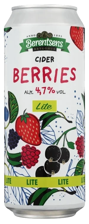 Berries Cider Lite 0,5l boks Berentsens