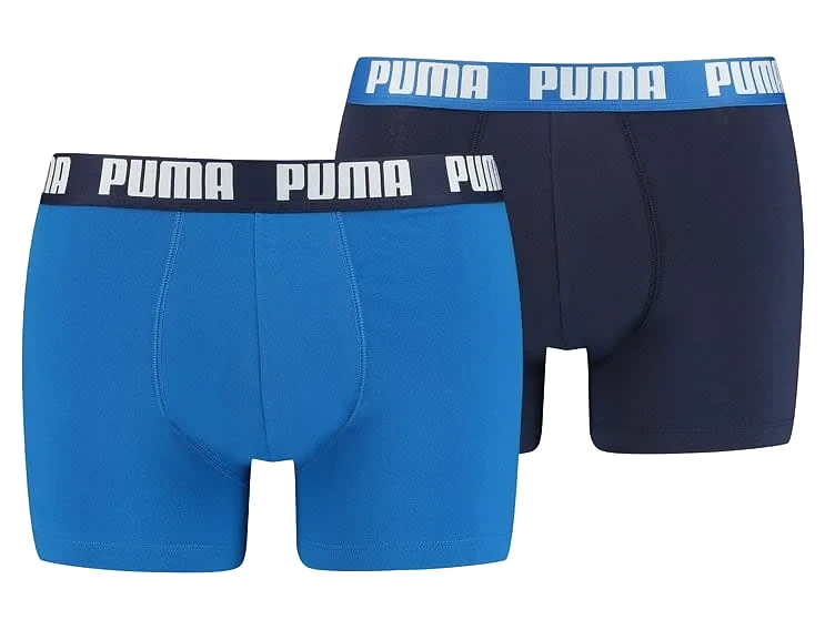 Boxer Basic Herre 2pk Blue/Navy Xxl Puma