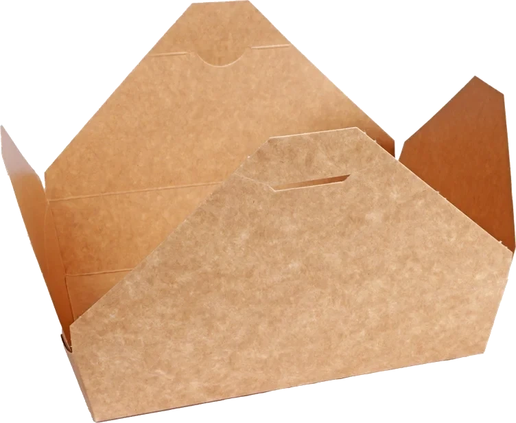 Takeaway Eske 1200ml 195x140x45mm Kartong Brun