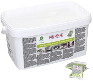 Rational rensetab active green  150stk