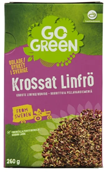 GoGreen Knuste Linfrø 260g