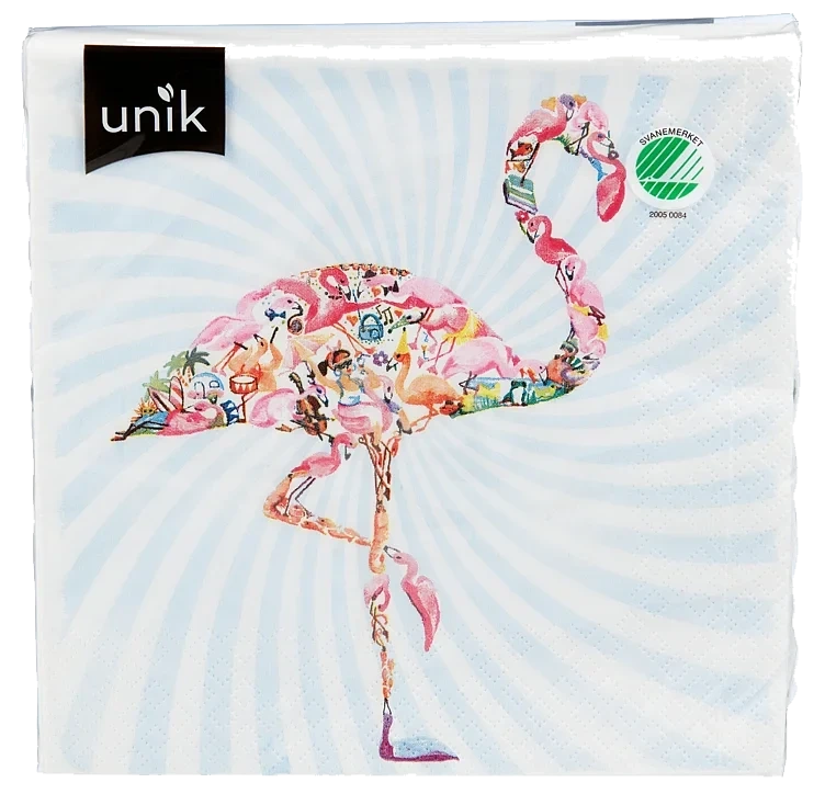Serviett Lunsj Flamingo 20stk Unik