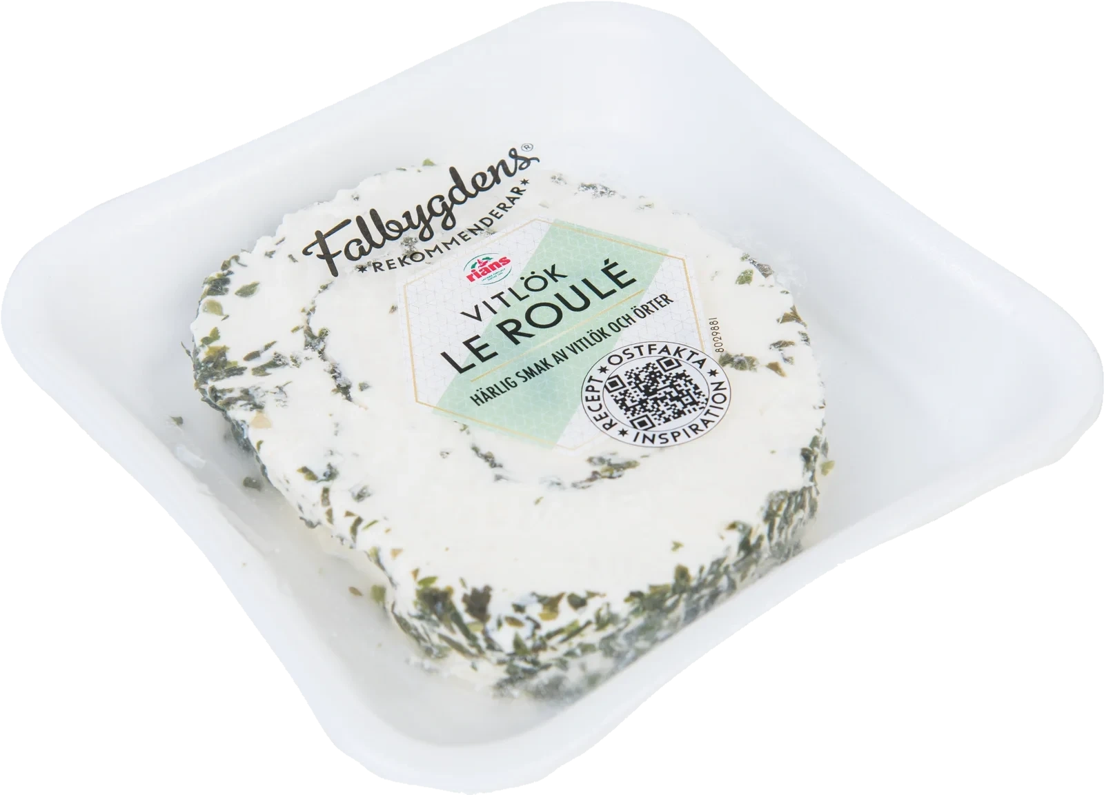 Le roulé vitlök färskost