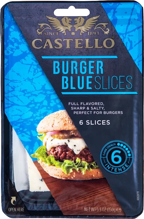 Castello burger blue 150g