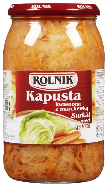 Surkål med morot 500g Rolnik