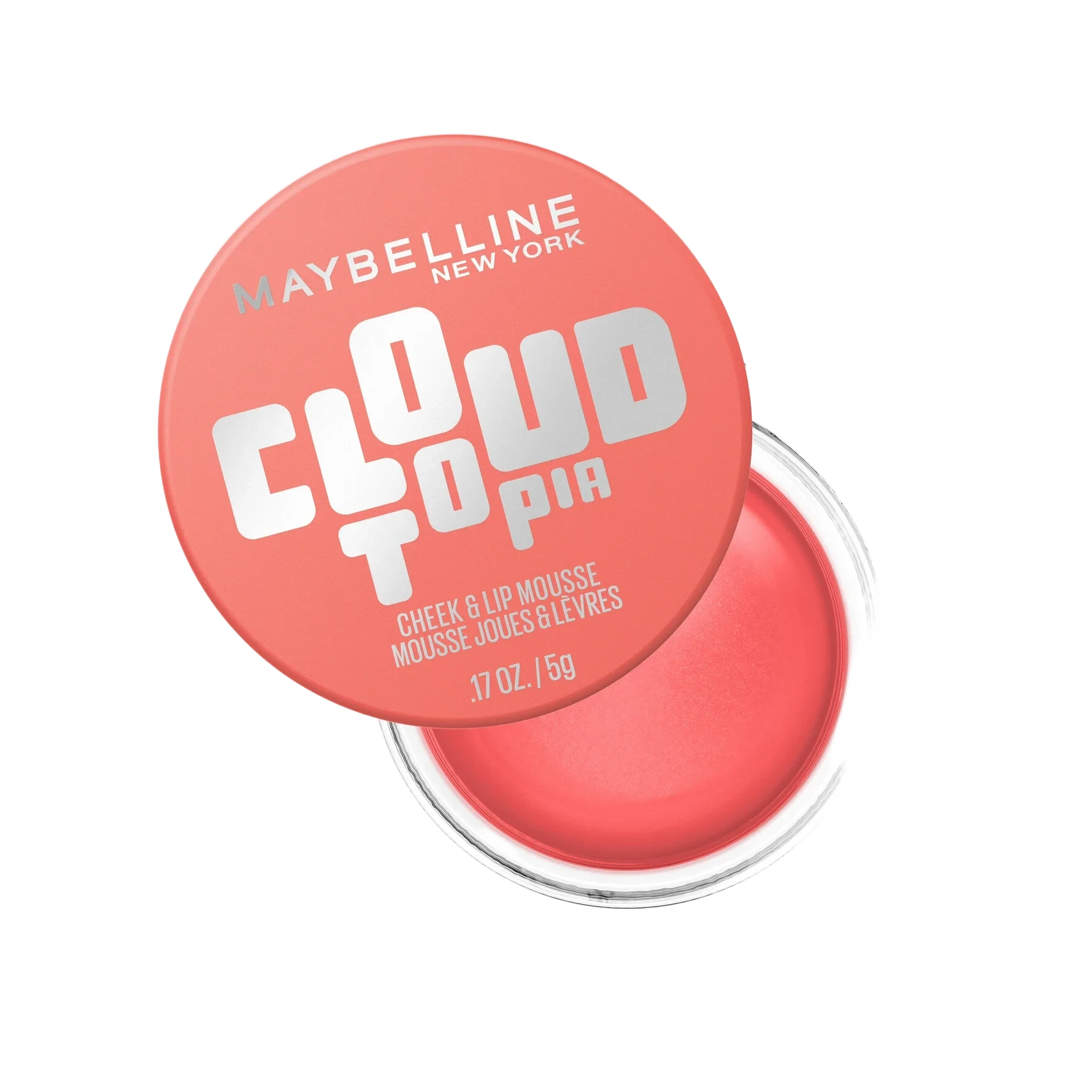 Maybelline New York Cloudtopia Cheek & Lip Mousse 5 Coral Illusion
