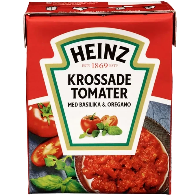 Krossade Tomater Basilika Oregano