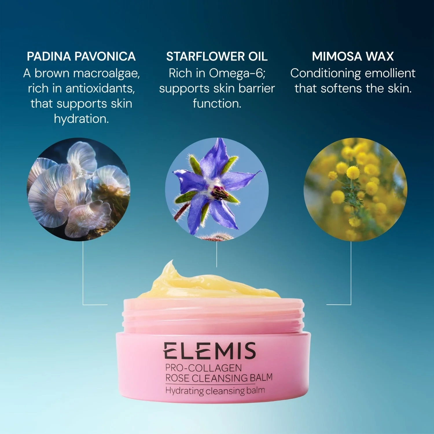 Elemis Pro-Collagen Rose Cleansing Balm