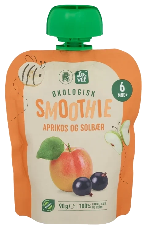 Smoothie aprikos og solbær økol.   90g