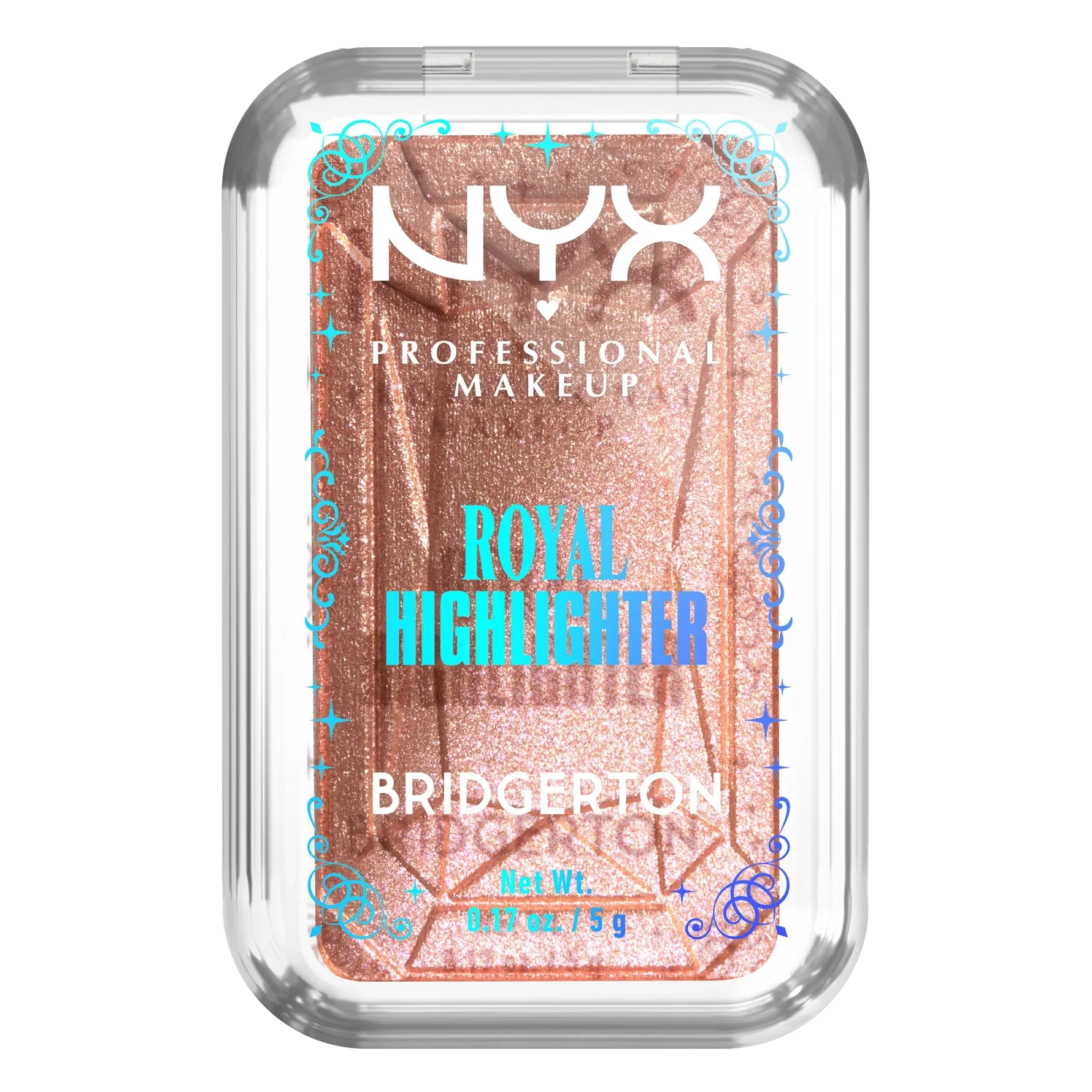NYX PROFESSIONAL MAKEUP Bridgerton Royal Highlighter 1 Iridescent peach