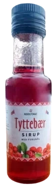 Tyttebær Sirup med Furunål 125ml Nordlysmat
