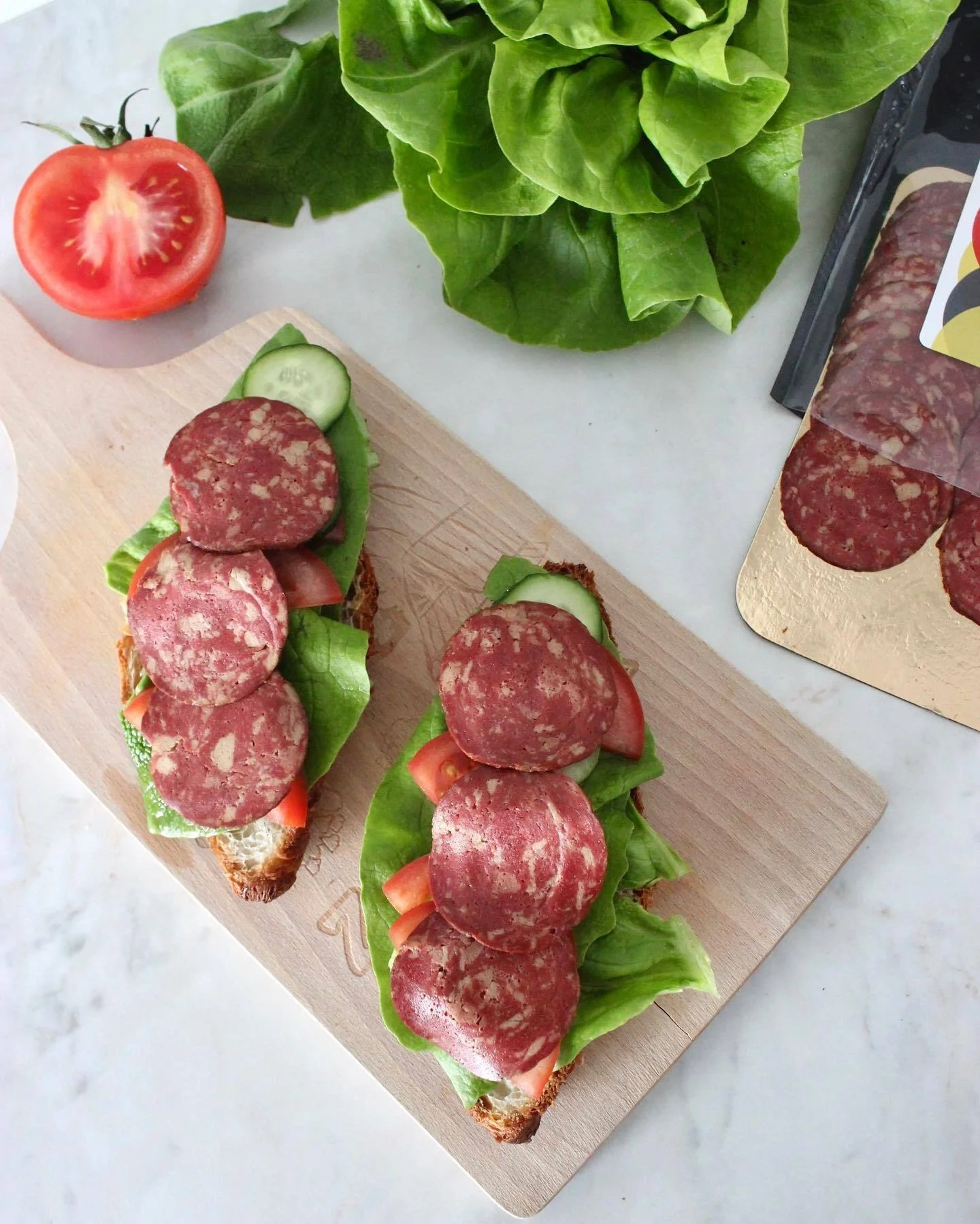 Amala Rökt salami, växtbaserad