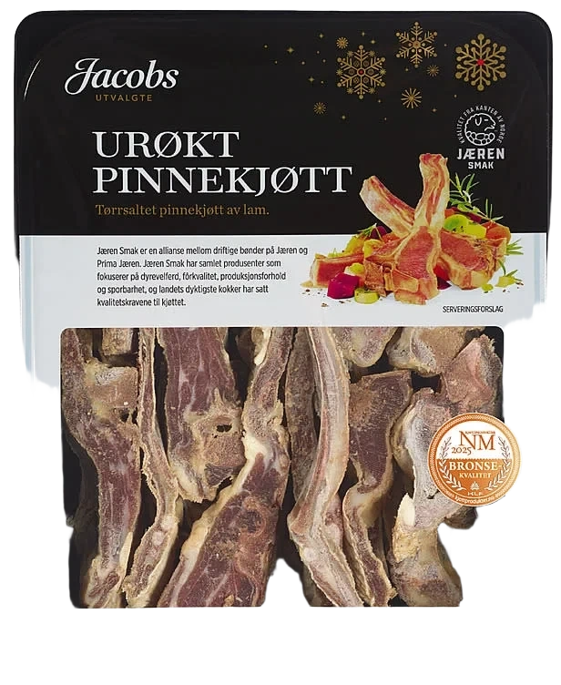 Pinnekjøtt Urøkt Ca1,8kg Jacobs Utvalgte