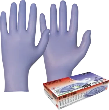 Engangshansker Magic Touch® Soft Nitrile™, Pudderfri Indigo Farge Str S