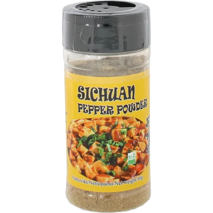 Sichuanpeppar Pulver