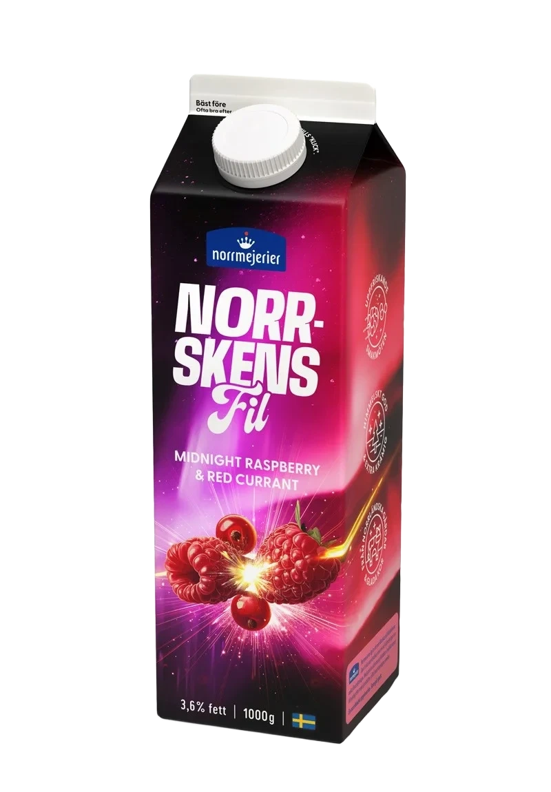 Norrskensfil Midnight Raspberry/Red