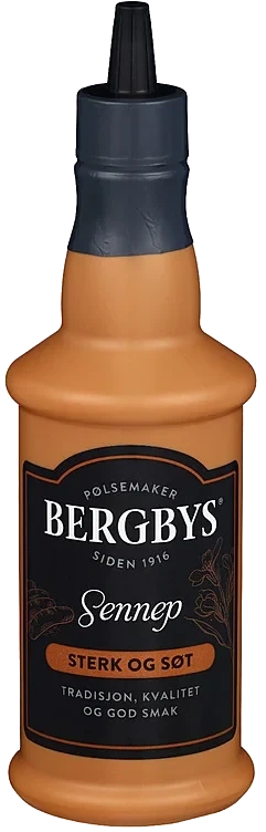 Sennep søt sterk bergybys  460g
