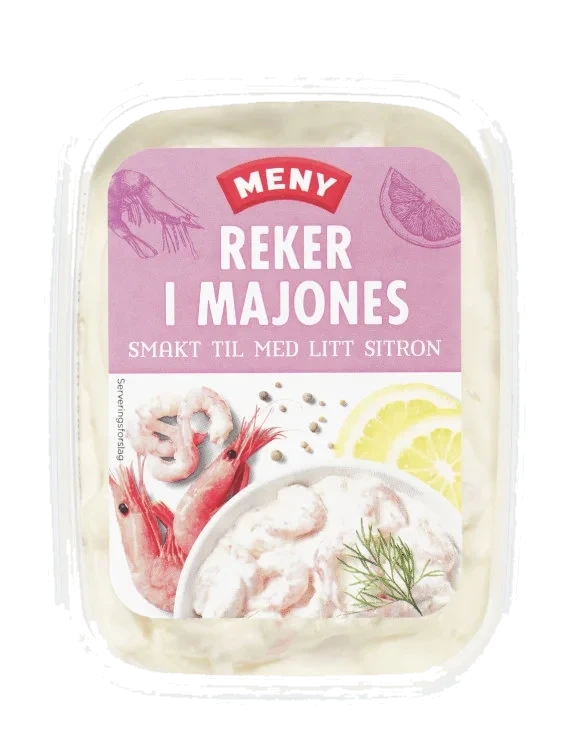 Reker i Majones 200g Meny