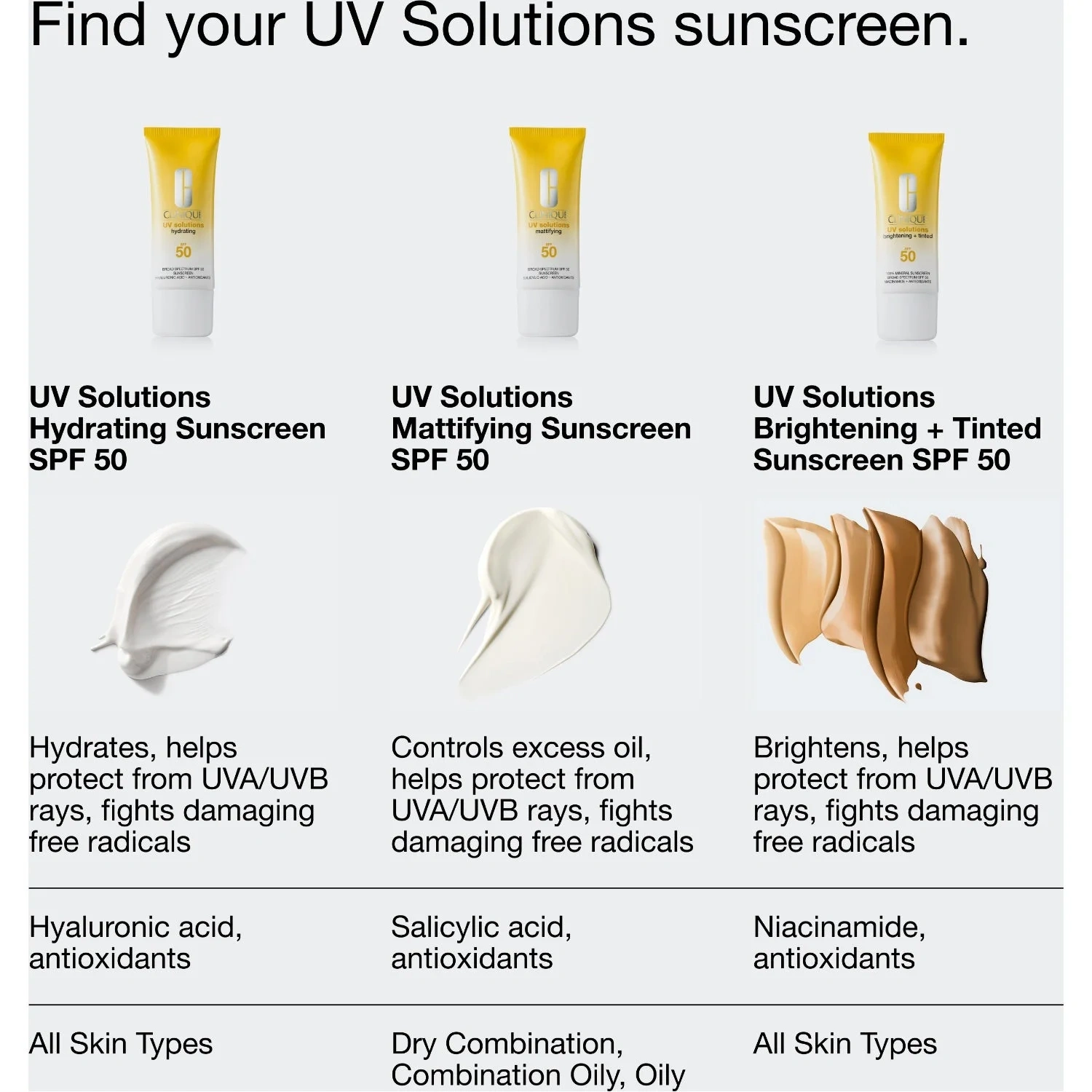 Clinique UV Solutions Brightening + Tinted Sunscreen SPF 50