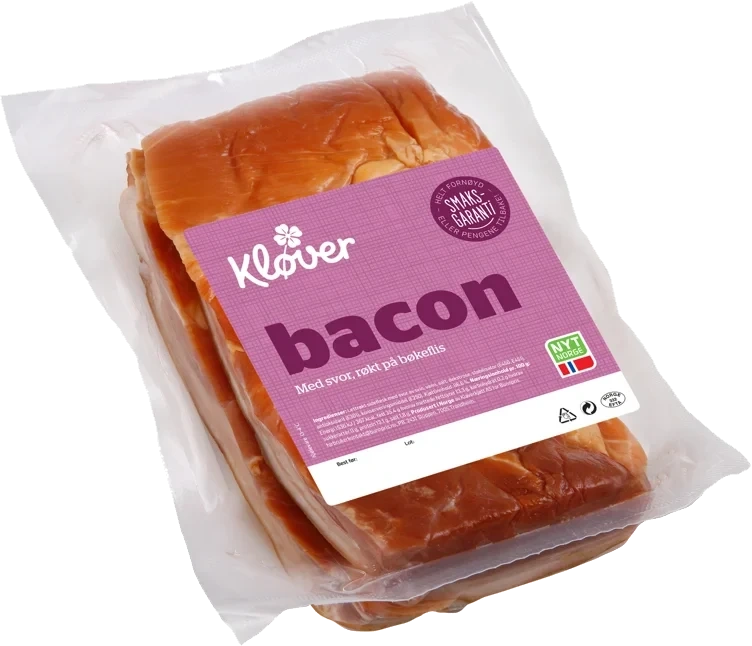 KLØVER BACON I STK ca. 400 g