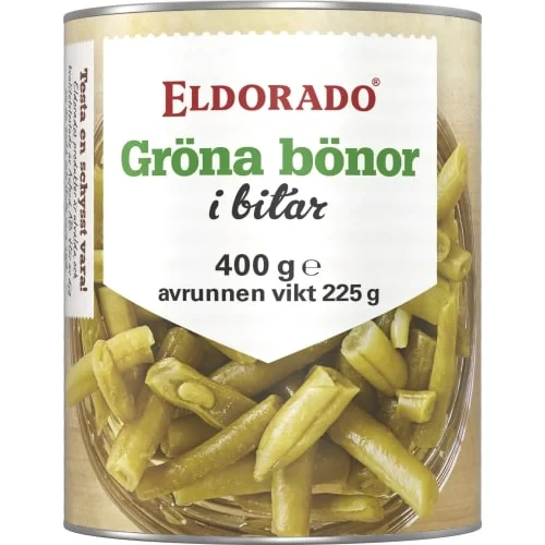 Gröna Bönor Skurna