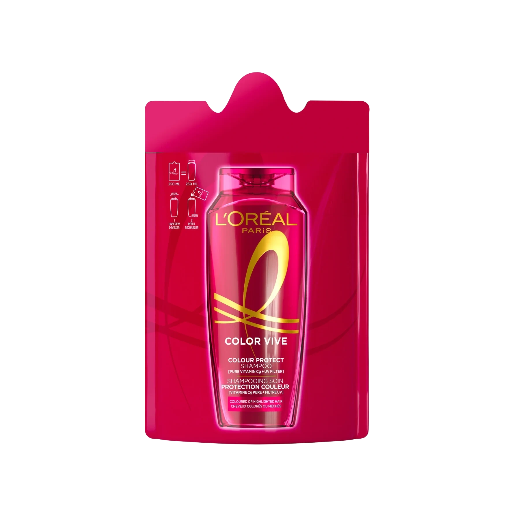Elvital Shampo Color Vive Refill 250ml