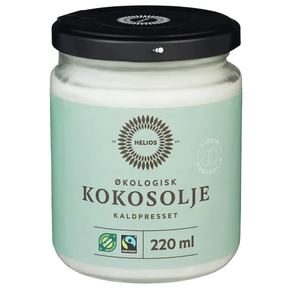 Helios Kokosolje Extra Virgin 220ml Økologisk