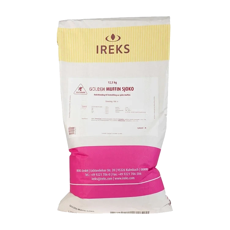 Irex golden muffin sjokolade   12,5kg