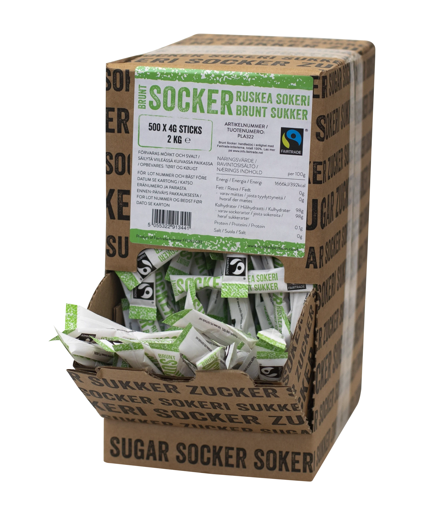 Strösocker sticks brunt