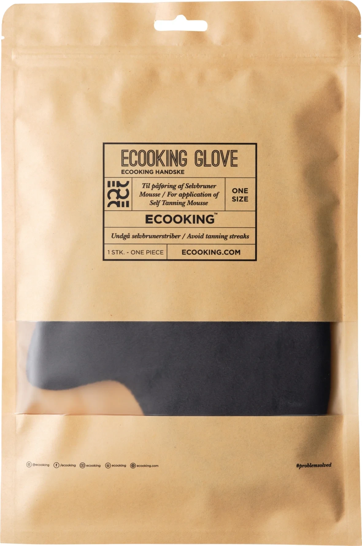 Ecooking Glove For Tanning Mousse Påføring av Selvbruningsmousse
