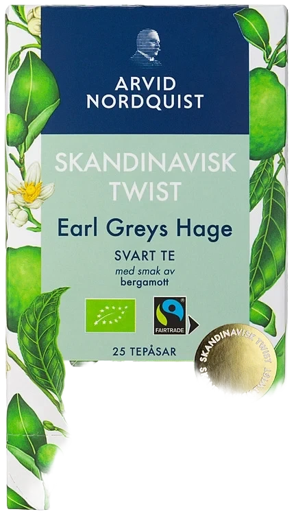 ARVID NORDQUIST NORGE AS Earl Greys Hage Svart Te 25st