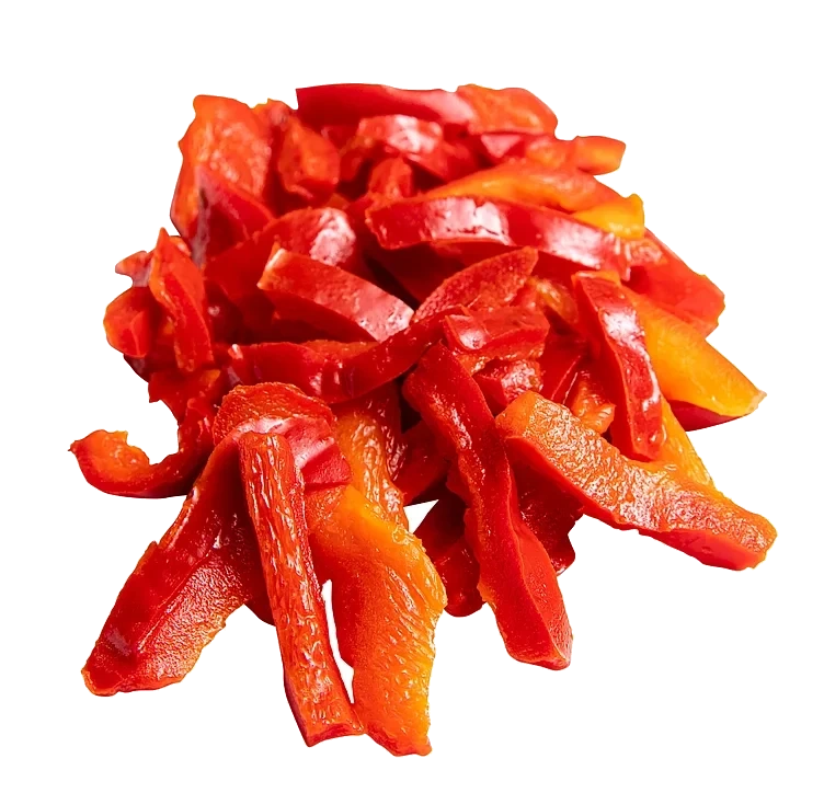 Paprika rød striml.     3x2kg