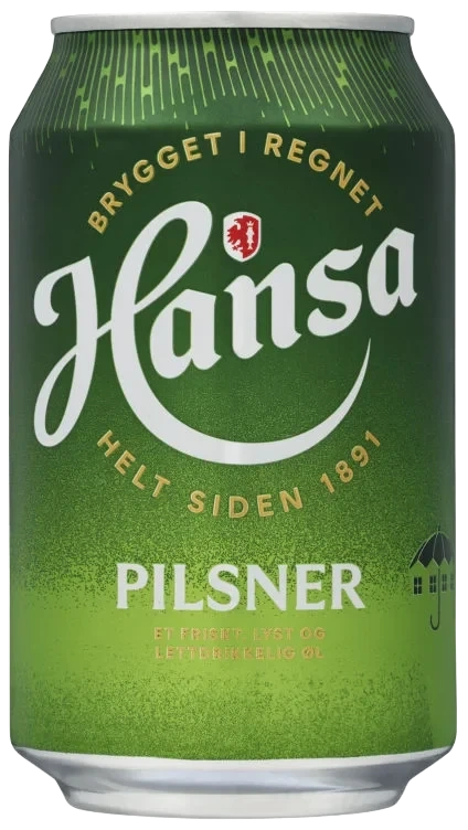 Hansa Pilsner 0,33l boks