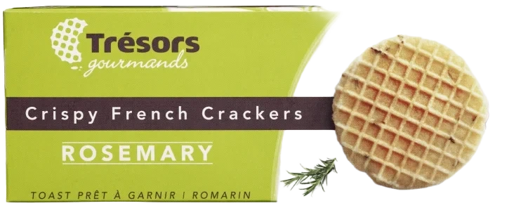 Crispy Crackers Rosmarin 95g Tresors Gourmands