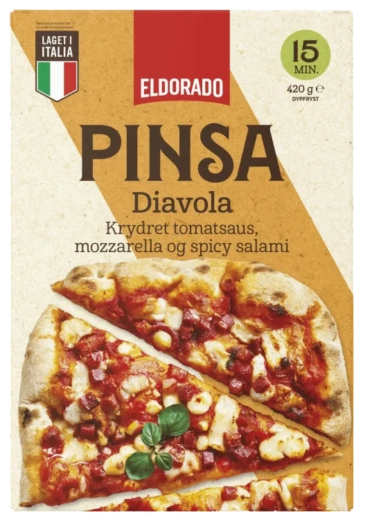 Pinsa Diavola 410g Eldorado