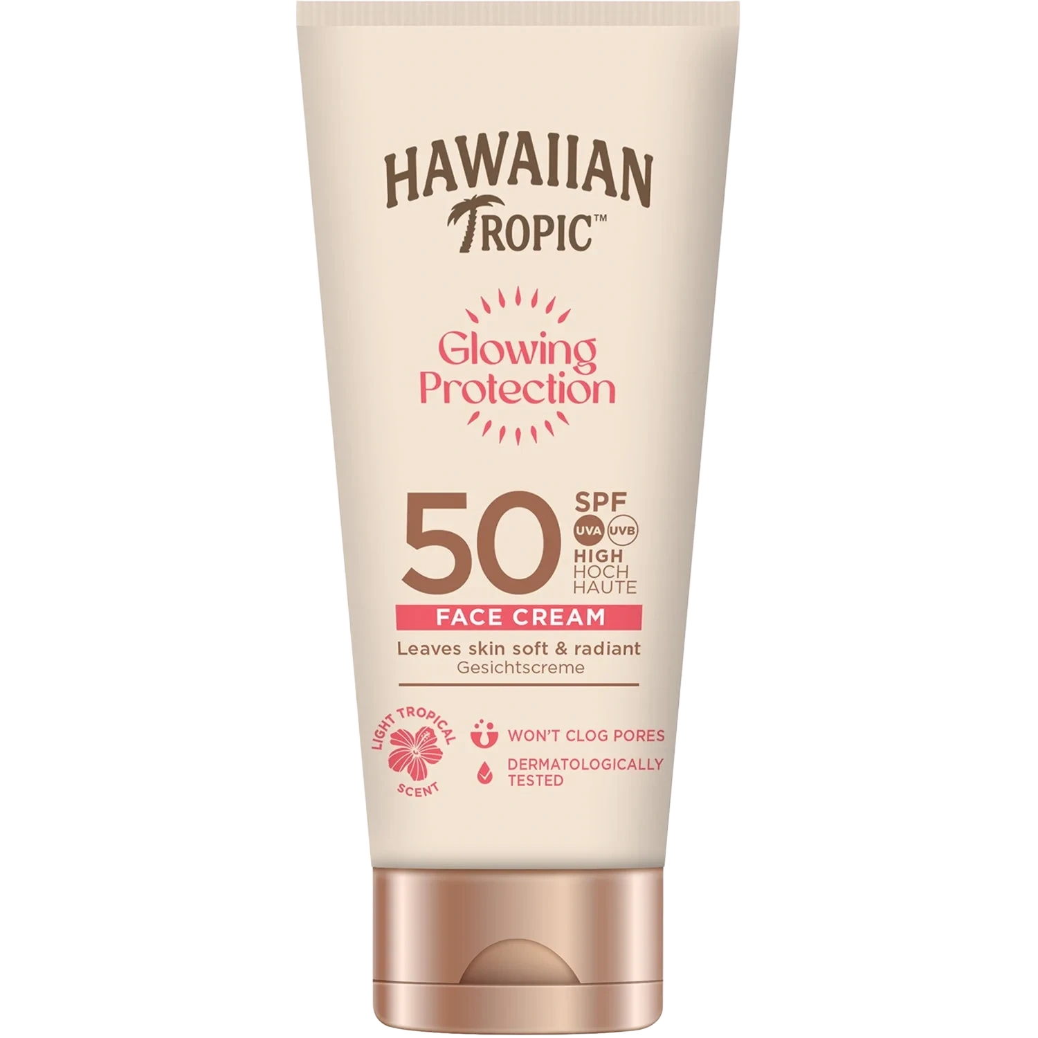 Hawaiian Tropic Glowing Protection Face Lotion SPF50 50 ml