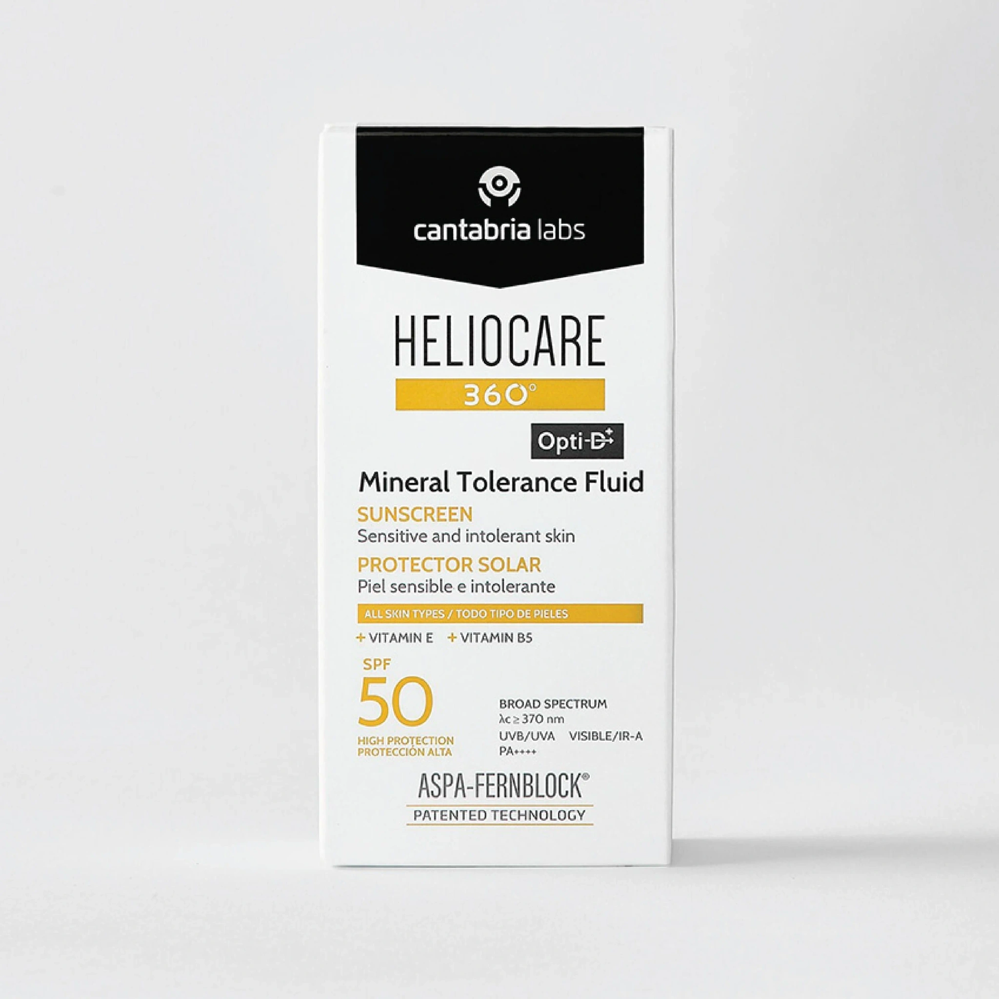 Heliocare 360° Mineral Tolerance Fluid SPF50, 50 ml
