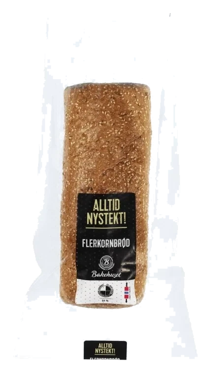 Flerkornbrød Butikkstekt 750g Bakehuset